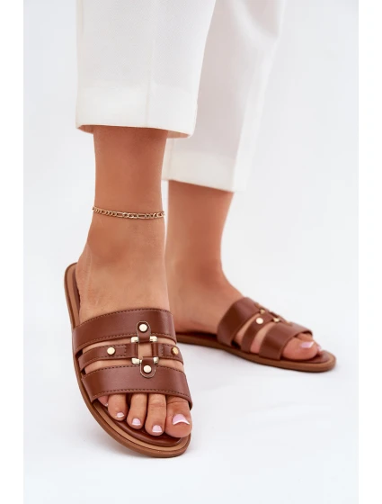 Plážové Dámské Pantofle Se Zlatým Camel model 21700074 - Boto