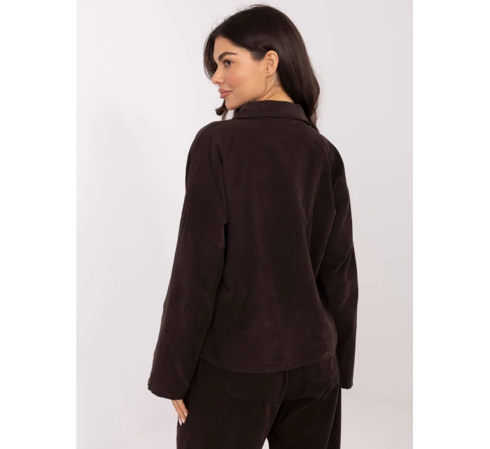 Košeľa IT KS 22390.81 tmavohnedá