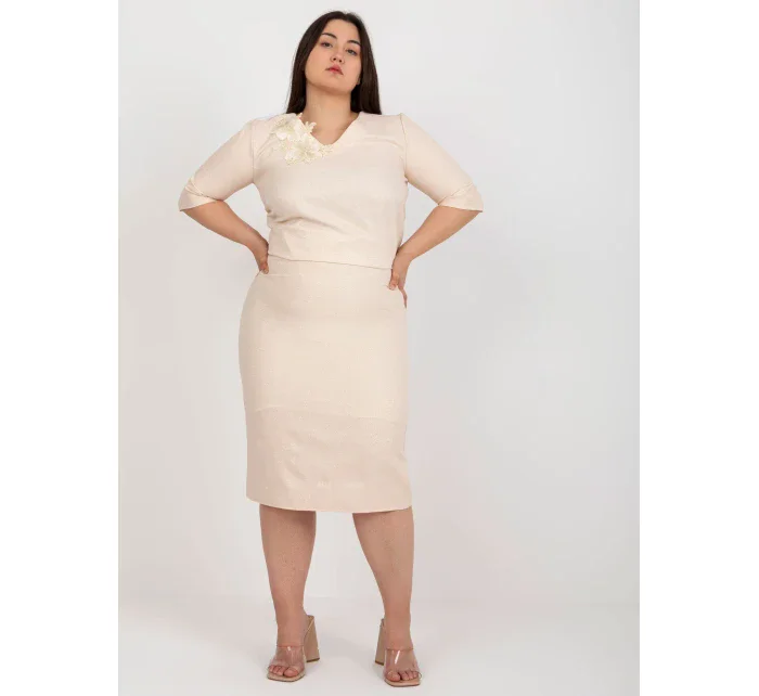 Spódnica LK SD model 18617654 brzoskwiniowy - FPrice Spódnica LK SD model 18617654 brzoskwiniowy - FPrice