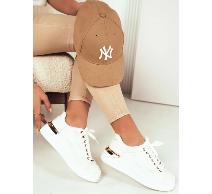 Dámské tenisky beige Dstreet model 21974083 - FashionStreet