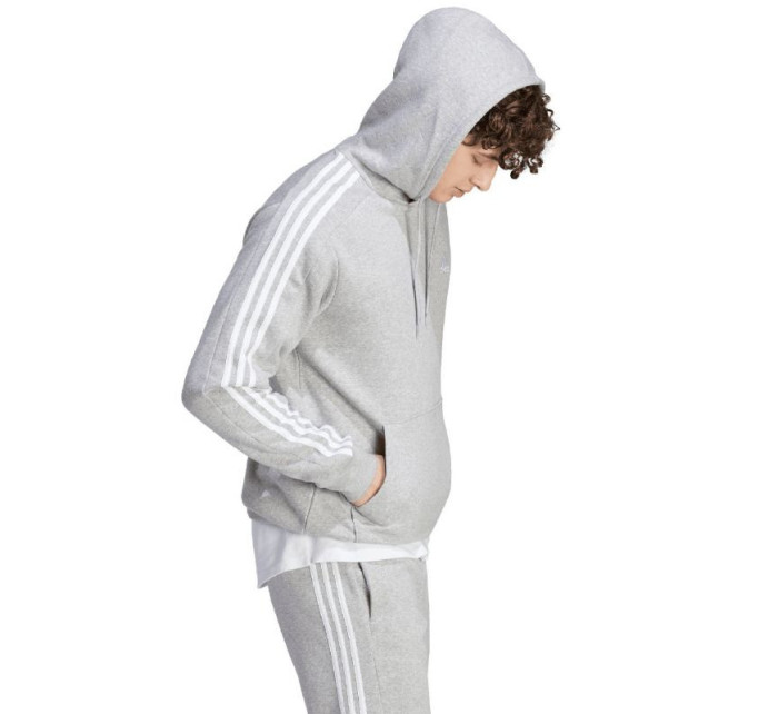 Adidas Essentials Fleece 3-Stripes Hoodie M IJ6474 muži