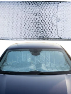 Slnečná clona na čelné sklo pre zrkadlá skladacia 130x60 cm DUNLOP