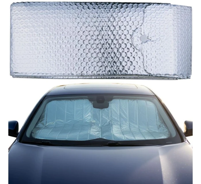 Slnečná clona na čelné sklo pre zrkadlá skladacia 130x60 cm DUNLOP