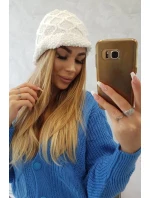 Roma Bis fleecová čiapka K235 biela