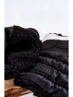 Dziecięce Śniegowce Na Suwak Big Star KK374235 Czarne Dziecięce Śniegowce Na Suwak Big Star KK374235 Czarne