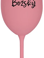 PÁN BOŽSKÝ - ružový pohár na víno 350 ml
