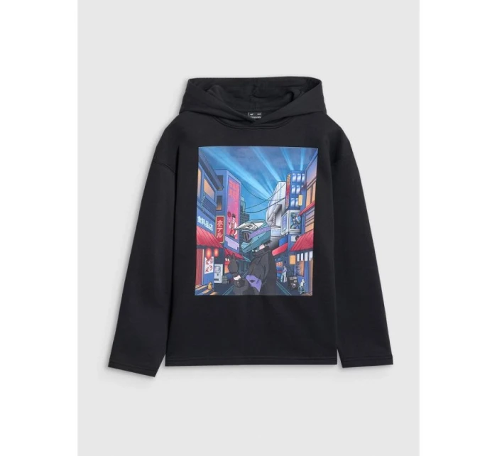 Chlapecká mikina s kapucí model 21816926 - 4F