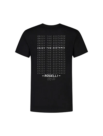 Rogelli t-shirt męski LOGO czarny L