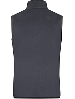 Daiber JN 1310 Pánska fleecová vesta 02.1310 carbon/black