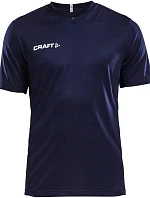 Craft Teamwear Squad Go Jersey Solid M Pánske športové tričko s výstrihom do V 82.5560 tmavomodré