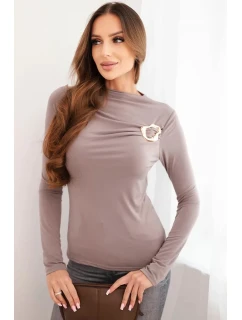 Dámska viskózna blúzka Fango s ozdobným zapínaním