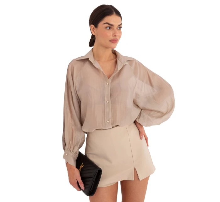 Szorty IT SN model 21795614 beżowy - FPrice Szorty IT SN model 21795614 beżowy - FPrice