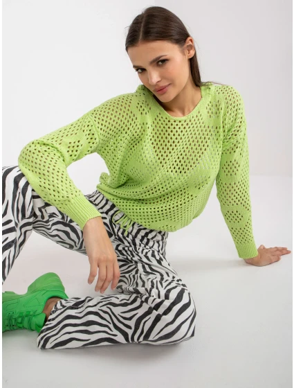 Dámsky sveter LC SW 0237.26P svetlo zelený Dámsky sveter LC SW 0237.26P svetlo zelený