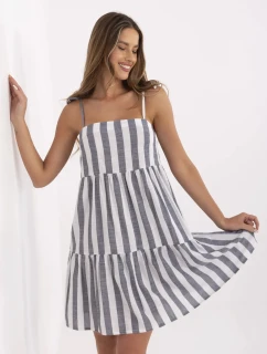 Šaty LK SK 507684.14 tmavo modrá a biela