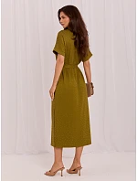 Šaty LK SK 510242.14 v khaki farbe
