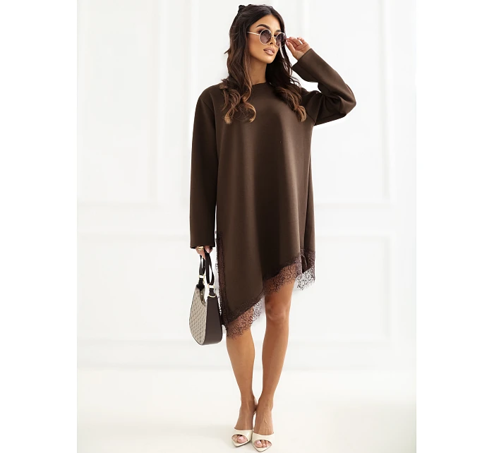 TW SK BI šaty 24376.31 tmavohnedé
