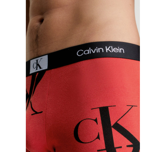 Pánske boxerky 000NB3403A GNP červené s potlačou - Calvin Klein