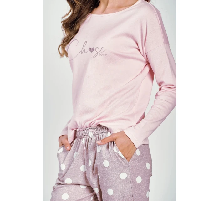 Taro Libby 3214 Libby long/r S-XL dámske pyžamo