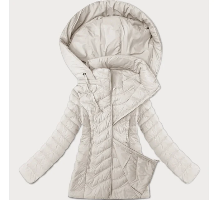 Dámska prešívaná bunda s kapucňou J Style (16M9238-280)