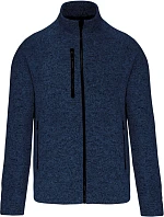 Kariban K 9106 Pánska melírovaná pletená fleecová bunda 20.9106 tmavomodrá melírovaná Kariban K 9106 Pánska melírovaná pletená fleecová bunda 20.9106 tmavomodrá melírovaná