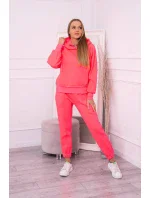 Zateplený rolák a mikina s kapucňou ružová neónová Zateplený rolák a mikina s kapucňou ružová neónová