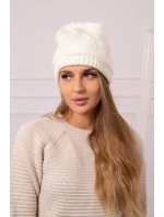 Dámský klobouk ecru model 18752319 - K-Fashion Dámský klobouk ecru model 18752319 - K-Fashion