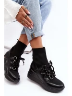 Dámské Botky Na Se Černé model 21638517 - Boto Dámské Botky Na Se Černé model 21638517 - Boto