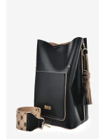 Damska Torebka Z Eko Skóry Big Star OO574138 Czarna Damska Torebka Z Eko Skóry Big Star OO574138 Czarna