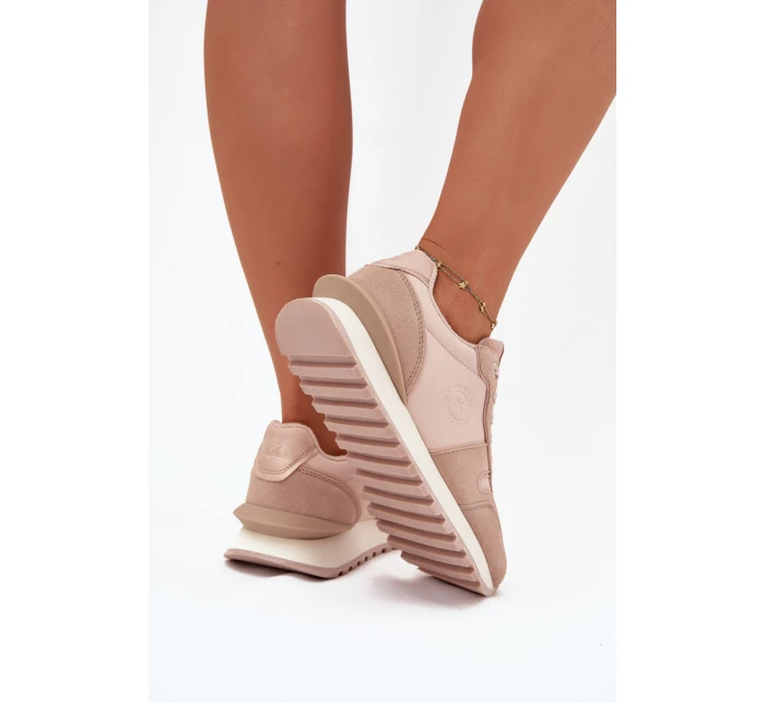 Dámské Kožené Tenisky Big Star model 21705814 HIPOLY SYSTEM Nude - Big Star Shoes