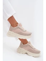 Sneakersy Damskie Z Cyrkoniami I Futerkiem Typu Baranek Jasnobeżowe Zarika Sneakersy Damskie Z Cyrkoniami I Futerkiem Typu Baranek Jasnobeżowe Zarika