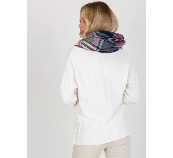 Tunelový šál AT KM 1402.20 šedoružová