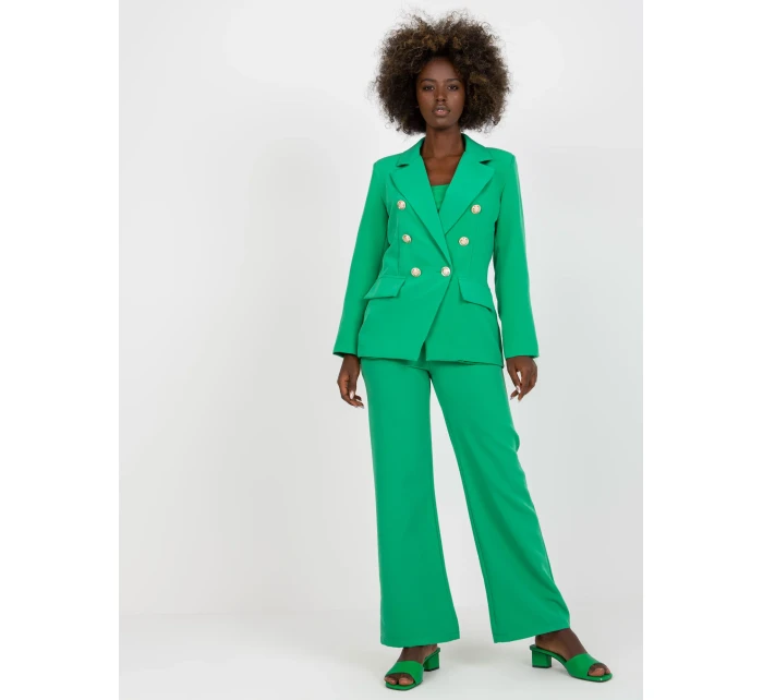 Dámske sako DHJ MA 15555 zelené