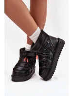 Dámske snežnice D.Franklin na platforme - čierne Dámske snežnice D.Franklin na platforme - čierne