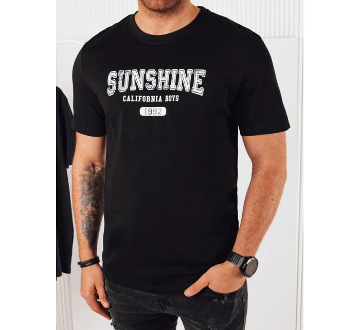 Pánské tričko s potiskem černé Dstreet model 21973628 - FashionStreet