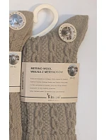 Ponožky WiK Xintao 3140, vzor 8815, Merino, veľkosti 35–42