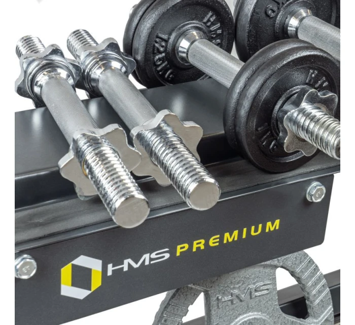 HMS STR12 Prémiový stojan na dosky a činky