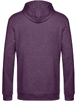 B&C #Hoodie Pánska mikina s kapucňou 01.U03W heather purple