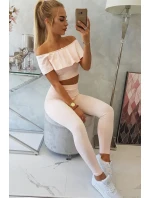 Frill set púder ružový