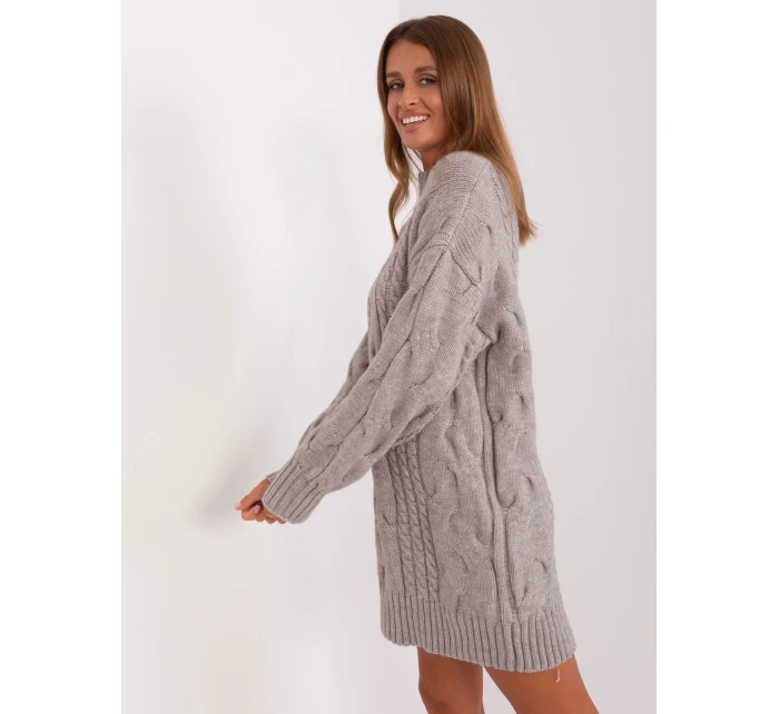 Sweter AT SW  szary model 18895580 - FPrice