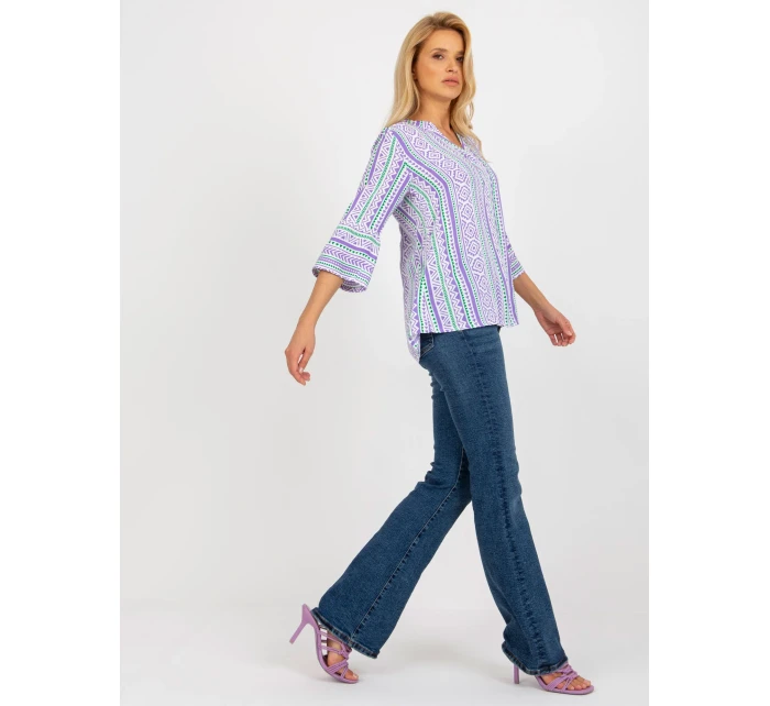 Dámska blúzka D73771M11062C fialová - FPrice Dámska blúzka D73771M11062C fialová - FPrice