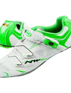 Pánské cyklistické sport boty Sonic M  Bílá se zelenou model 21117127 - Northwave