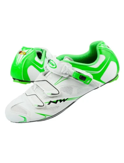 Pánska cyklistická športová obuv Sonic SRS M 80151012 59 White with Green - Northwave