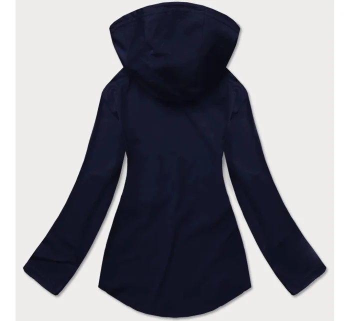 Tmavomodrá mikina s asymetrickou spodnou stranou (HD153-04) Tmavomodrá mikina s asymetrickou spodnou stranou (HD153-04)