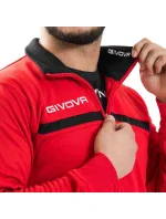 Tuta tepláková souprava One M červená/černá model 18393823 - Givova Tuta tepláková souprava One M červená/černá model 18393823 - Givova