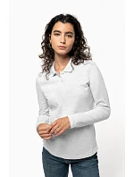 K 244 Dámské piqué polo s dlouhým rukávem model 22507052 light sand - Kariban K 244 Dámské piqué polo s dlouhým rukávem model 22507052 light sand - Kariban