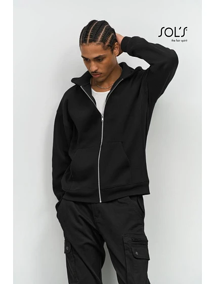 SOL'S Unisex mikina s kapucí z těžké bavlny grey melange model 22463981 SOL'S Unisex mikina s kapucí z těžké bavlny grey melange model 22463981