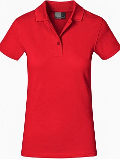 Promodoro 4005 Dámske piqué polo „Superior“ 40.4005 ohnivo červené