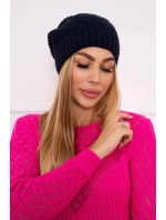 Fleecová čiapka Sandra K210 navy blue Fleecová čiapka Sandra K210 navy blue