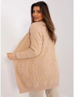 Sweter AT SW model 18997523 beżowy - FPrice Sweter AT SW model 18997523 beżowy - FPrice