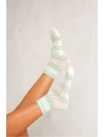 PRUHOVANÉ AŽUROVÉ DÁMSKE PONOŽKY 0989.003